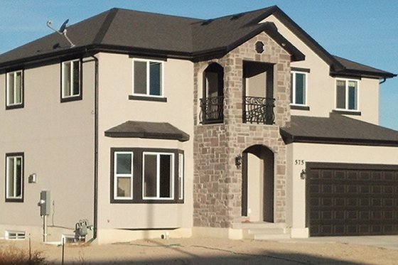 Exterior - Front Elevation 5 for Traditional House Plan #1060-7 - 5 bed, 3.5 bath