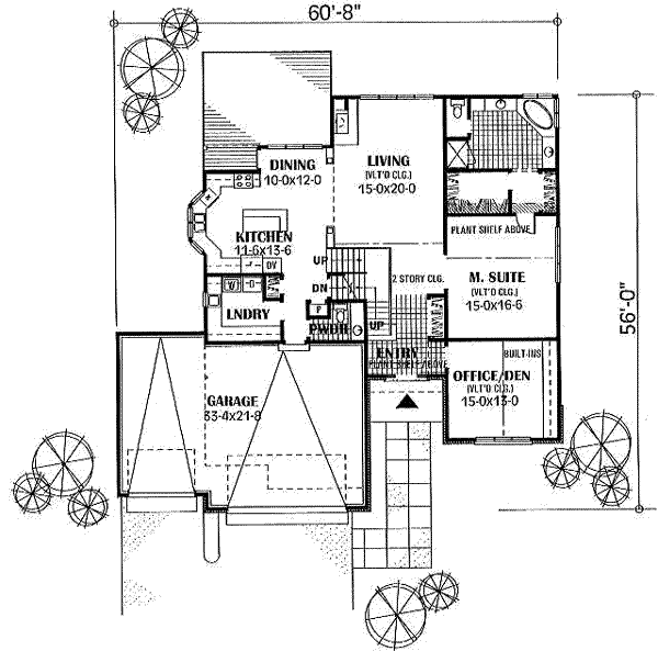 Traditional Floor Plan - Main Floor Plan #50-214