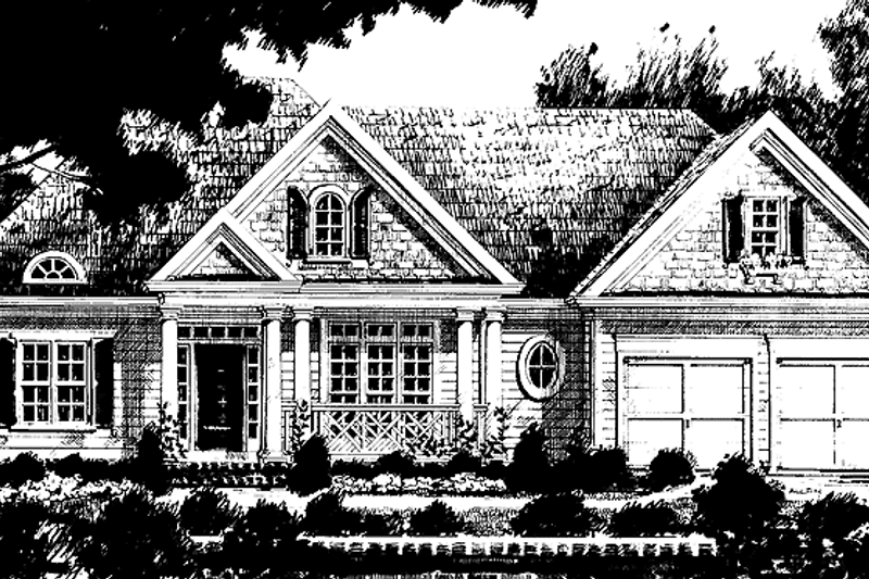 Dream House Plan - Exterior - Front Elevation 3 for Country House Plan #927-722 - 3 bed, 2 bath