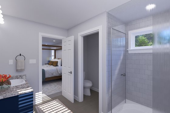 Interior - Master Bathroom for Craftsman House Plan #1060-263 - 4 bed, 2.5 bath