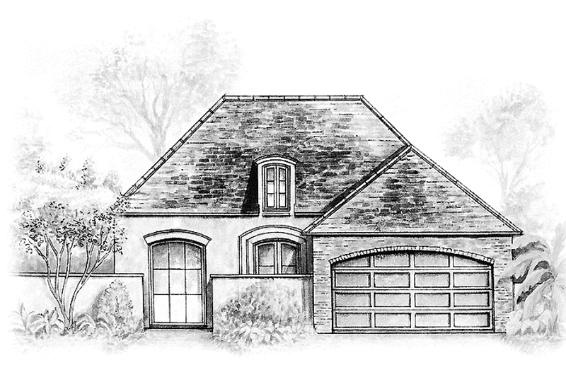 Dream House Plan - Country Exterior - Front Elevation Plan #301-147