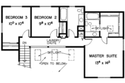 Contemporary Style House Plan - 3 Beds 2.5 Baths 1530 Sq/Ft Plan #60-822 