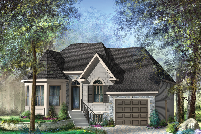 Dream House Plan - Victorian Exterior - Front Elevation Plan #25-4532