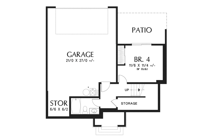 Dream House Plan - Floor Plan - Lower Floor for Traditional House Plan #48-910 - 4 bed, 3.5 bath