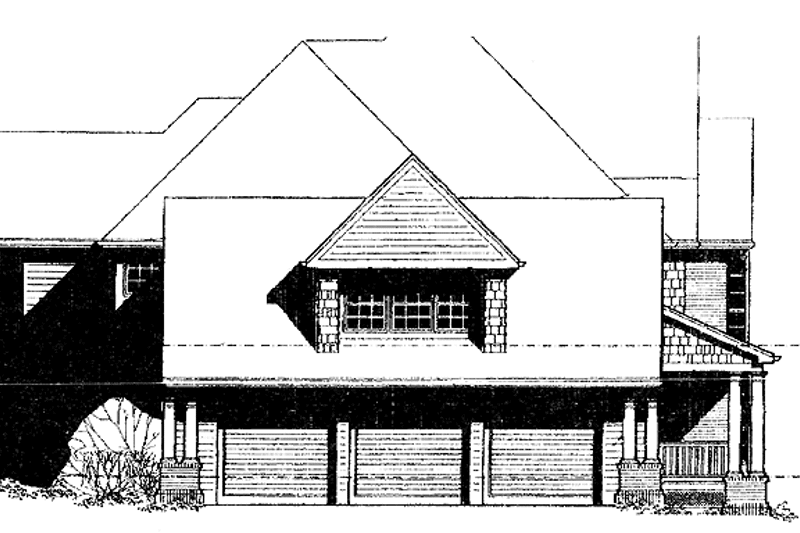 Home Plan - Exterior - Other Elevation for Craftsman House Plan #48-733 - 3 bed, 3.5 bath