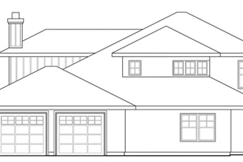 Home Plan - Exterior - Other Elevation for Craftsman House Plan #124-459 - 3 bed, 3 bath