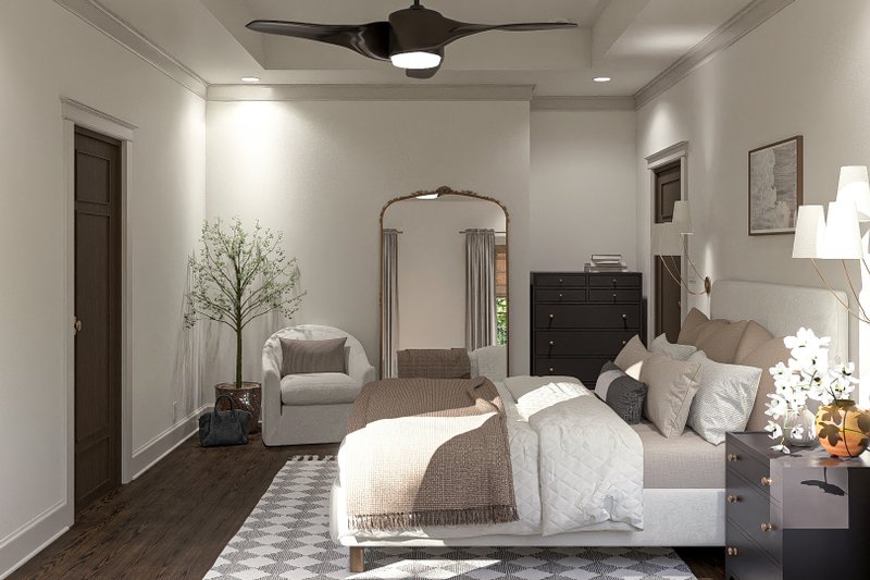 Home Plan - Interior - Master Bedroom 1 for Cottage House Plan #455-429 - 3 bed, 2 bath
