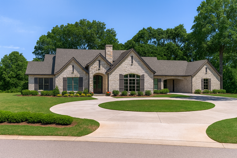 Dream House Plan - European Exterior - Front Elevation Plan #17-2552