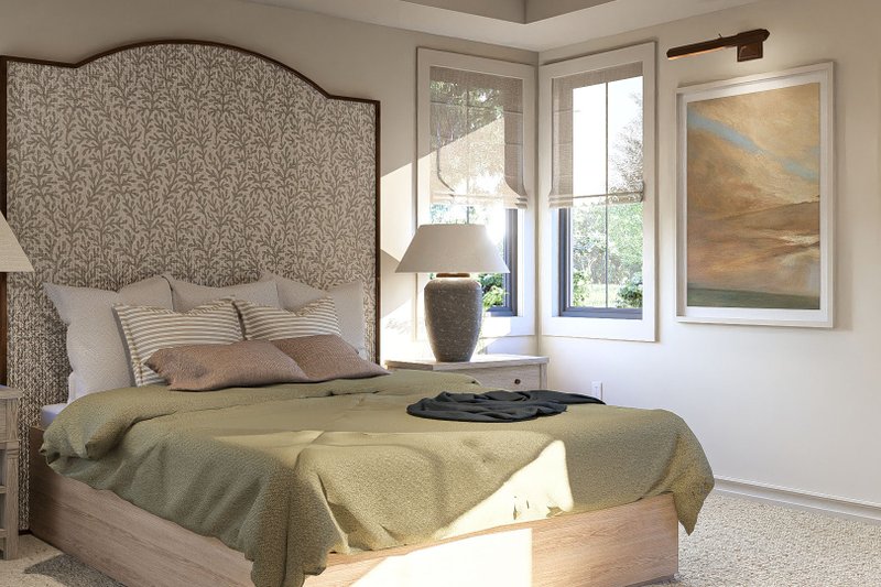 House Blueprint - Interior - Bedroom for Modern House Plan #455-414 - 3 bed, 3.5 bath
