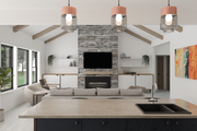 Ranch Style House Plan - 3 Beds 2 Baths 2061 Sq/Ft Plan #1089-9 