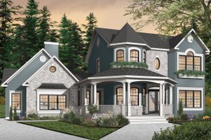 Home Plan - Victorian Exterior - Front Elevation Plan #23-750