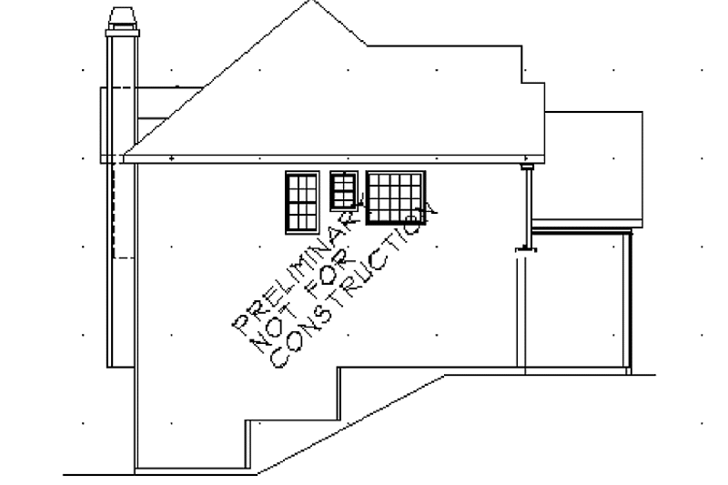 Home Plan - Exterior - Other Elevation for Colonial House Plan #927-692 - 4 bed, 3 bath