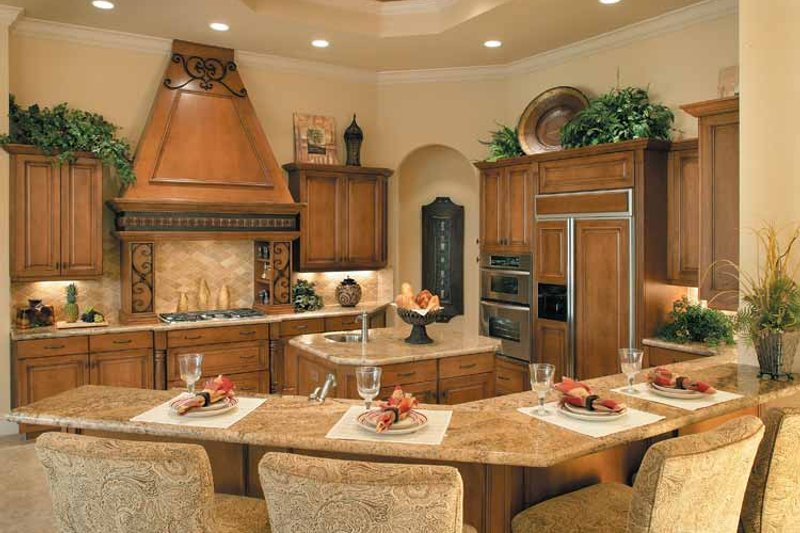Dream House Plan - Interior - Kitchen for Mediterranean House Plan #930-328 - 4 bed, 4.5 bath