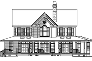 Victorian Style House Plan - 4 Beds 3.5 Baths 2946 Sq/Ft Plan #929-172 