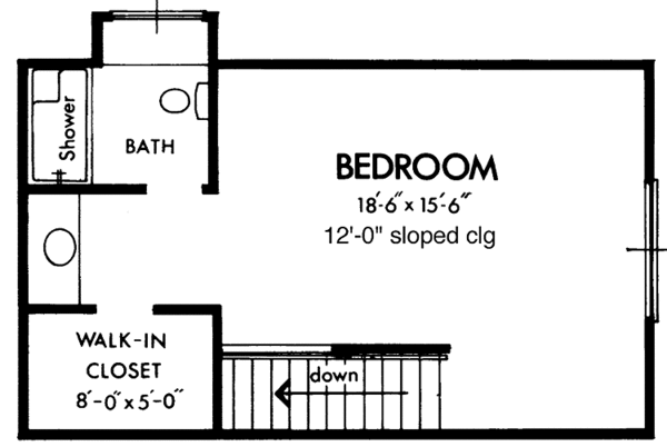 Home Plan - Prairie Floor Plan - Upper Floor Plan #320-1201