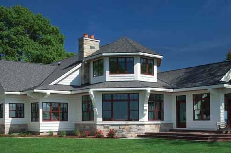 Architectural House Design - Exterior - Rear Elevation for Country House Plan #928-233 - 4 bed, 4 bath