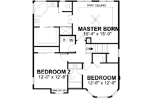 Architectural House Design - Victorian Floor Plan - Upper Floor Plan #56-150