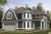 Craftsman Style House Plan - 5 Beds 3.5 Baths 4582 Sq/Ft Plan #132-371 