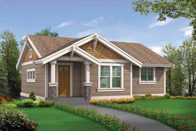 Home Plan - Craftsman Exterior - Front Elevation Plan #132-525