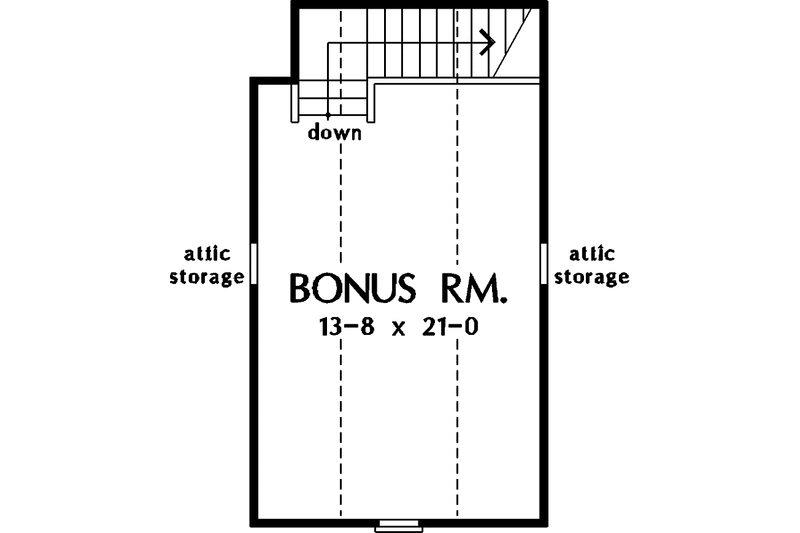 Home Plan - Floor Plan - Other Floor for Traditional House Plan #929-677 - 3 bed, 2 bath