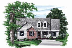 Country Exterior - Front Elevation Plan #927-549