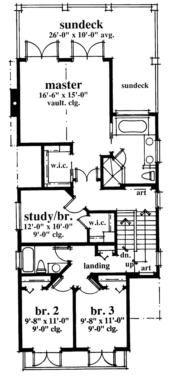 Home Plan - Country Floor Plan - Upper Floor Plan #930-81