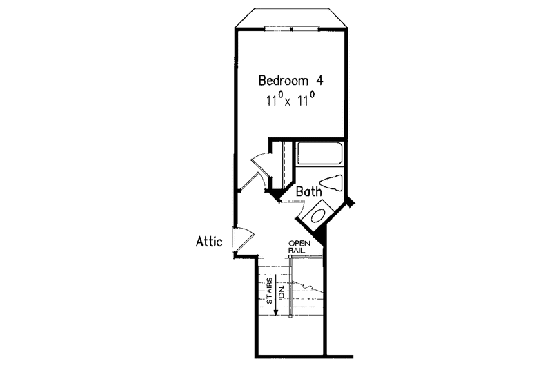 Home Plan - Floor Plan - Other Floor for Country House Plan #927-926 - 3 bed, 2 bath