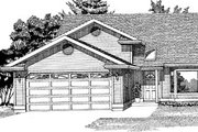 Traditional Style House Plan - 3 Beds 2 Baths 1322 Sq/Ft Plan #47-239 