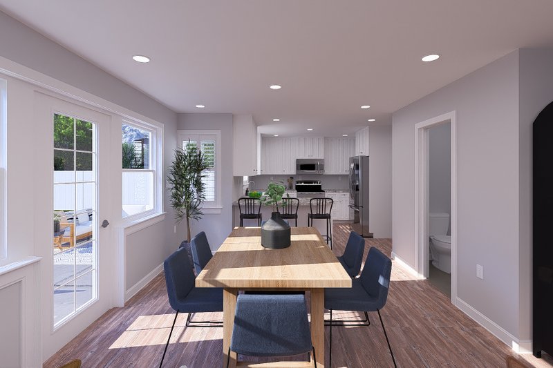 Home Plan - Interior - Dining Room 1 for Craftsman House Plan #1060-263 - 4 bed, 2.5 bath