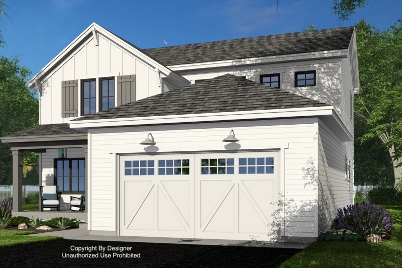 House Design - Exterior - Front Elevation 5 for Farmhouse House Plan #51-1374 - 4 bed, 3.5 bath