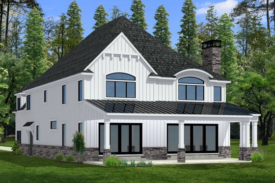 Exterior - Other Elevation 1 for Traditional House Plan #1057-40 - 5 bed, 6 bath