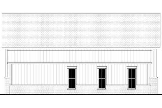 Exterior - Other Elevation for Barndominium House Plan #430-443 - 1 bed, 1 bath