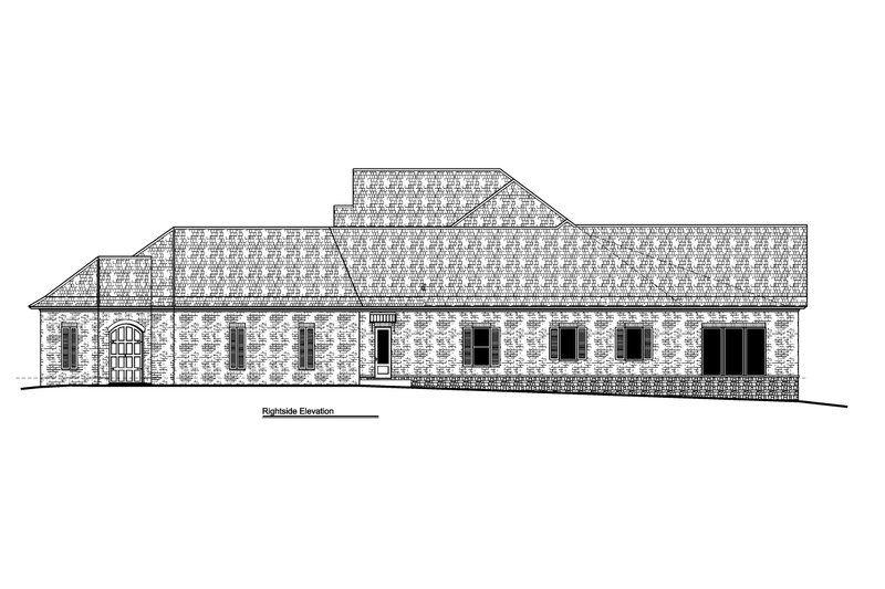 Architectural House Design - Exterior - Other Elevation 1 for Farmhouse House Plan #1081-31 - 4 bed, 3.5 bath