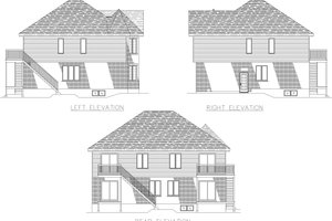 Exterior - Other Elevation for Cottage House Plan #138-391 - 3 bed, 1 bath
