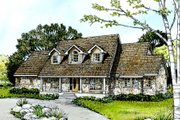 Country Style House Plan - 4 Beds 3.5 Baths 3098 Sq/Ft Plan #140-150 