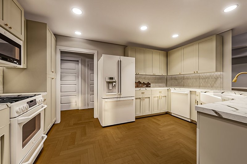 House Plan Design - Interior - Kitchen for Traditional House Plan #17-3441 - 3 bed, 2 bath