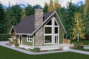 Cabin Style House Plan - 2 Beds 2 Baths 1677 Sq/Ft Plan #126-106 