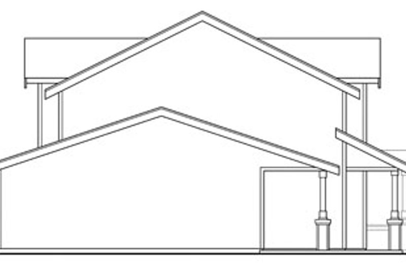 Home Plan - Exterior - Other Elevation for Cottage House Plan #124-805 - 4 bed, 3 bath