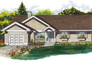 Traditional Style House Plan - 3 Beds 2 Baths 1431 Sq/Ft Plan #47-477 