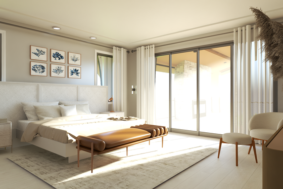 Interior - Master Bedroom for Contemporary House Plan #1064-306 - 3 bed, 3 bath