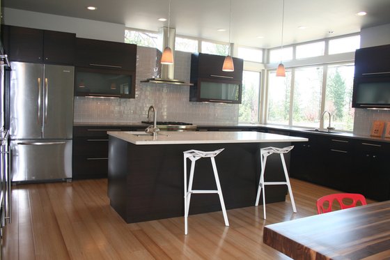 Interior - Kitchen for Modern House Plan #892-8 - 2 bed, 2 bath