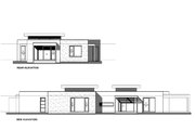 Modern Style House Plan - 3 Beds 2.5 Baths 3740 Sq/Ft Plan #496-22 