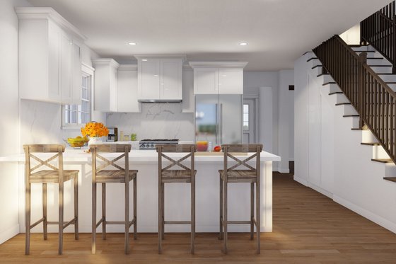 Interior - Kitchen for Country House Plan #923-406 - 3 bed, 2.5 bath