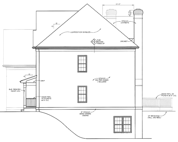 House Blueprint - Traditional Floor Plan - Other Floor Plan #453-119