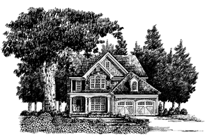 Exterior - Front Elevation 3 for Country House Plan #927-318 - 4 bed, 3 bath