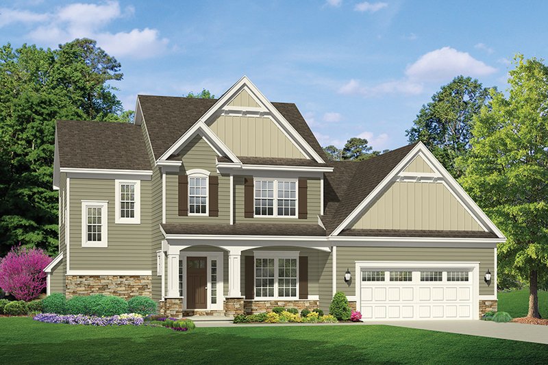 Home Plan - Traditional Exterior - Front Elevation Plan #1010-118