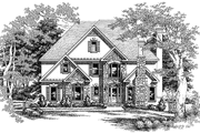 European Style House Plan - 4 Beds 3.5 Baths 3027 Sq/Ft Plan #927-107 