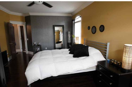 Interior - Master Bedroom for European House Plan #23-2547 - 3 bed, 1.5 bath