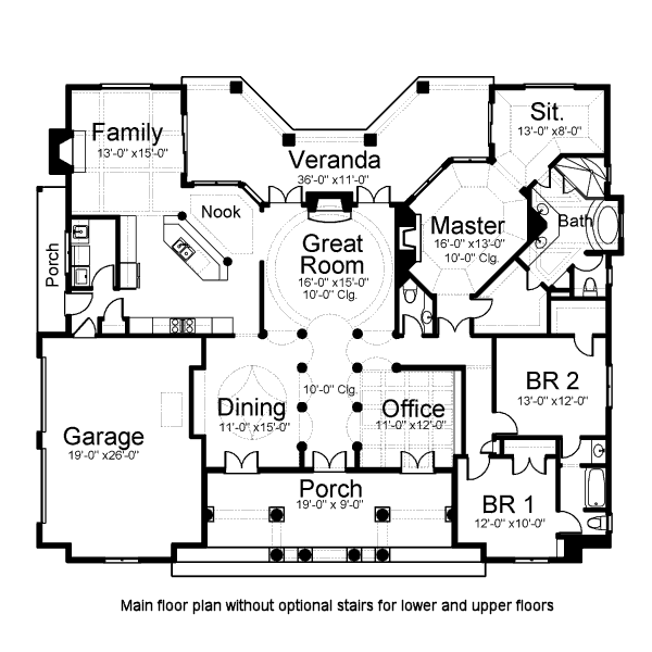 Home Plan - Classical Floor Plan - Other Floor Plan #119-158