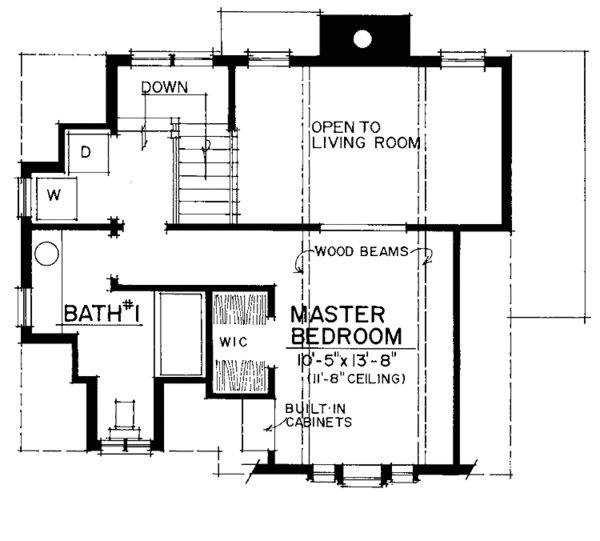 Architectural House Design - Craftsman Floor Plan - Upper Floor Plan #1016-51